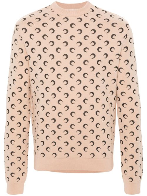 Crescent moon jumper - Neutrals