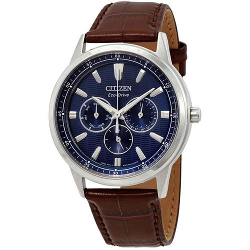 Corso Blue Dial Brown Leather Mens Watch BU2070-12L