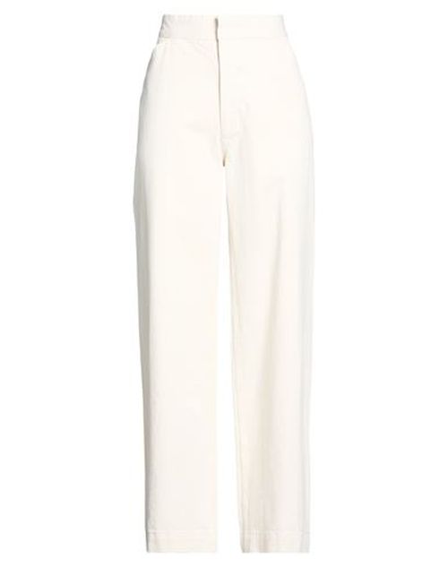 Woman Pants Cream Size 26 Cotton