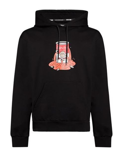 Man Sweatshirt Black Size XL Cotton