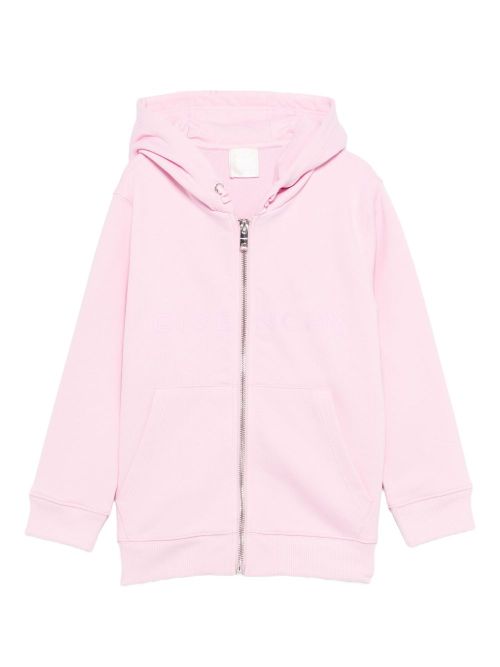 Front Zip Fastening Sweatshirt with Kangaroo Pockets for Boys