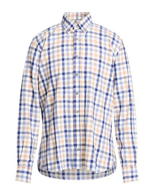 Man Shirt Blue Size 15 Cotton