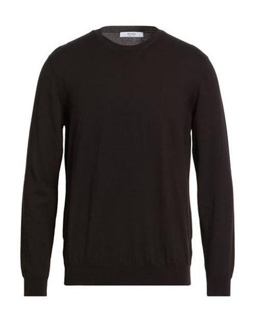 Man Sweater Black Size 42 Cotton