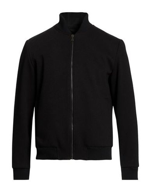 Man Jacket Black Size 40 Polyester, Viscose, Wool