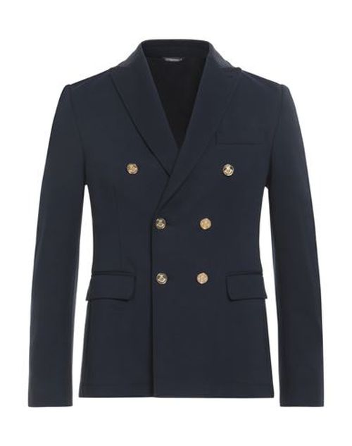Man Blazer Midnight blue Size 38 Cotton, Polyamide, Elastane