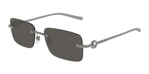 Gucci GG1703S 001 Men's Sunglasses Gunmetal Size 55