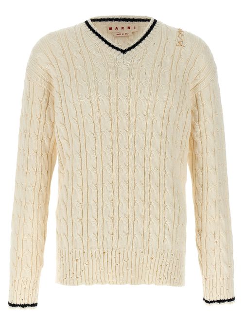 V Neckline Sweater