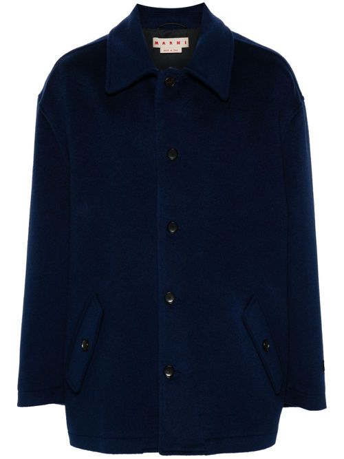 Single-breasted coat - Blue