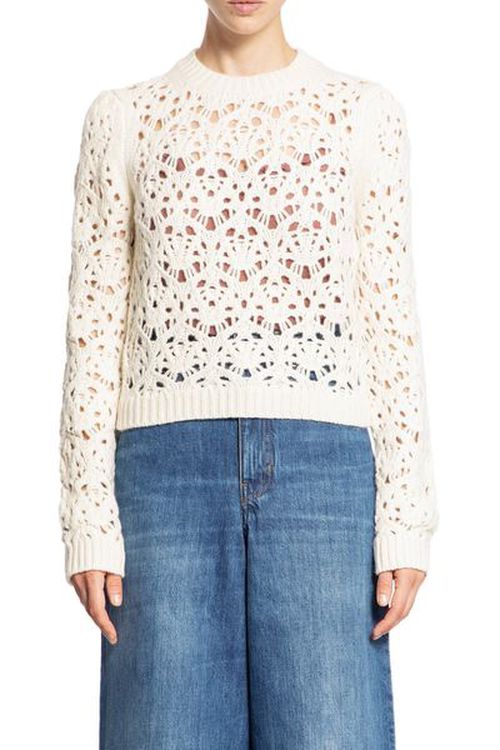 Chloé Crewneck Chunky Sweater