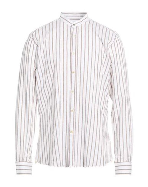 Man Shirt Beige Size 15 ½ Linen, Cotton