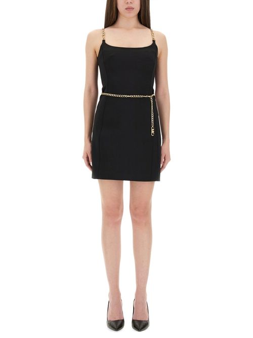 Slim Fit Bustier Minidress with Belt