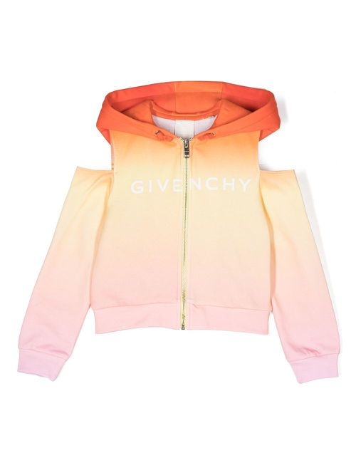 Ombre zip-up sweatshirt - Orange
