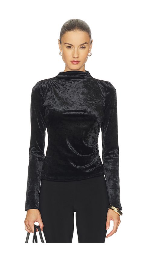 Rails Joelle Velvet Top in Black. S. Also in L