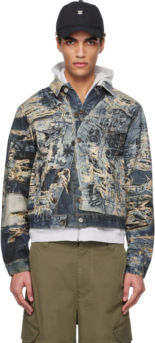 Acne Studios | Acne Studios ネイビー トロンプルイユ デニム