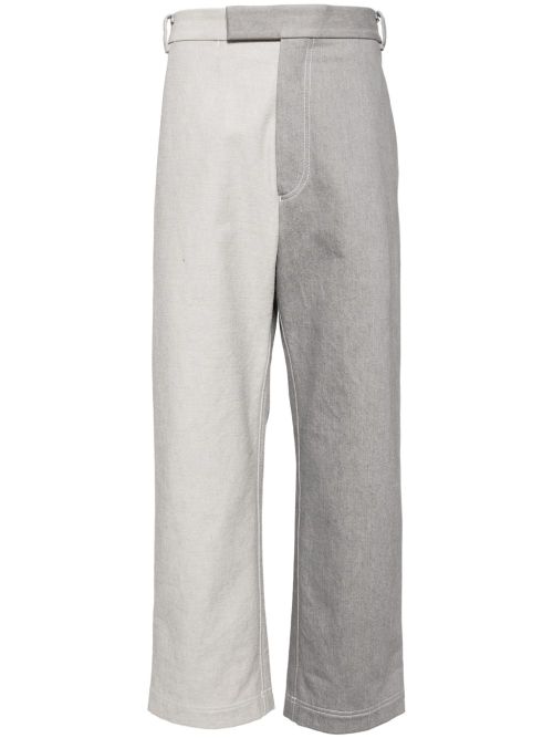 Two-tone denim jeans - Grey