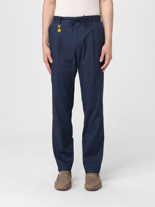 Pants MANUEL RITZ Men color Blue