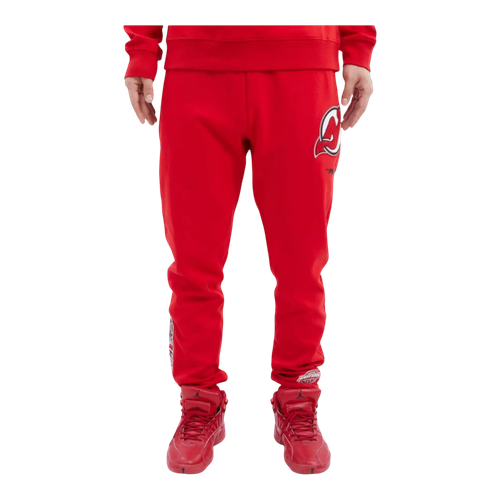 NHL New Jersey Devils Classic Jogger Pants in Red Men