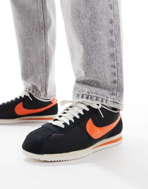 Cortez sneakers in black and orange