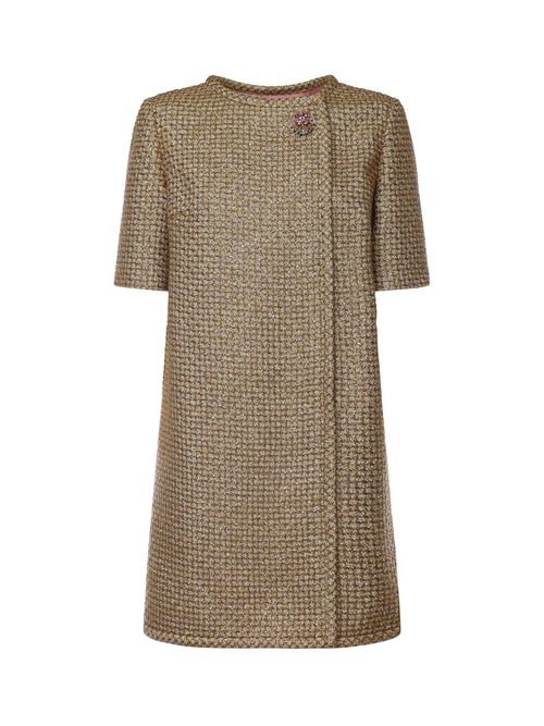 Short Lurex Tweed Dress
