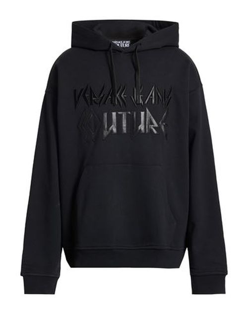 Man Sweatshirt Black Size S Cotton