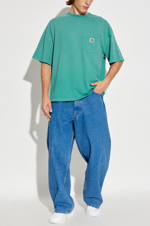 T-shirt With Logo, Men's, Green