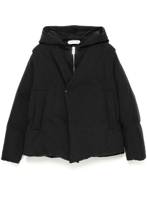 Hooded padded jacket - Black