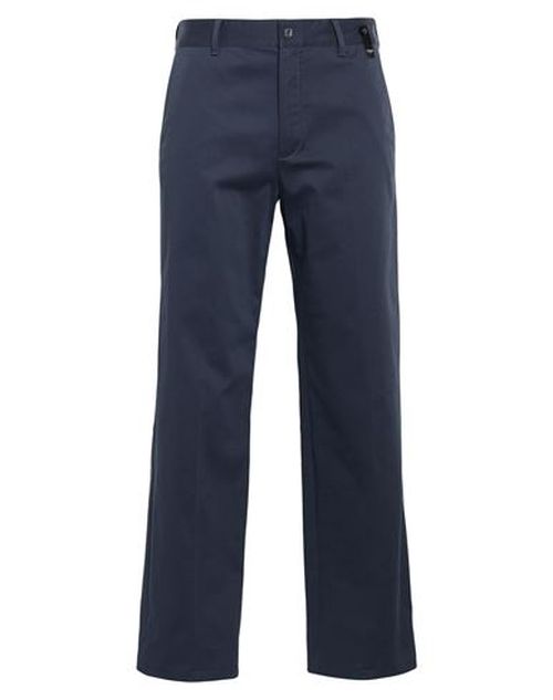 Man Pants Navy Size 32 Cotton, Elastane