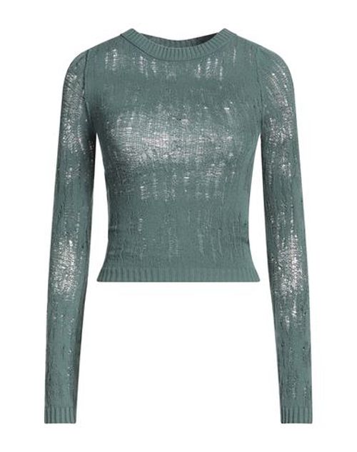 Woman Sweater Dark green Size M Viscose, Polyester
