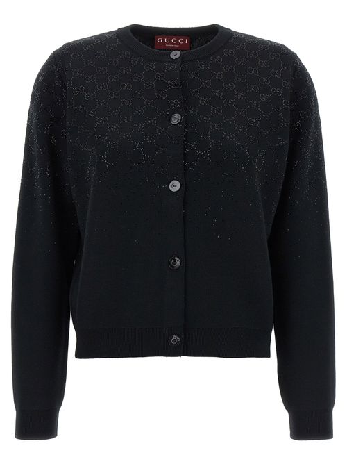 Gg Crystal Cardigan