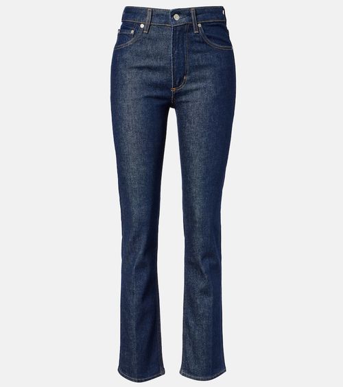 Zurie high-rise straight jeans
