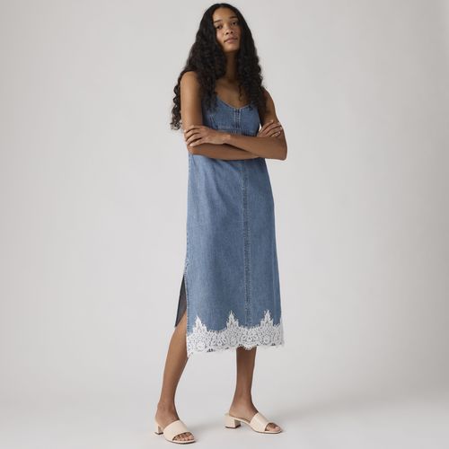 90's Denim Slip Dress