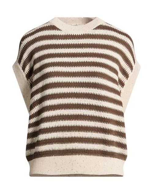 Woman Sweater Dark brown Size 3XL Cotton, Polyester