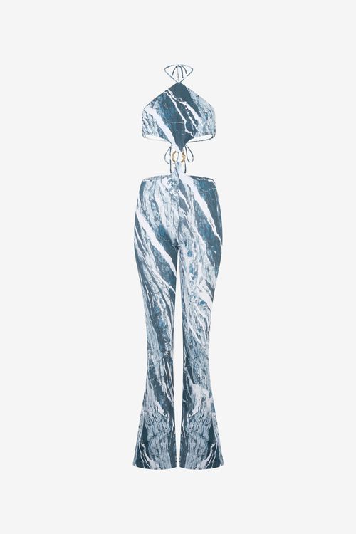 Rubane-print Jumpsuit