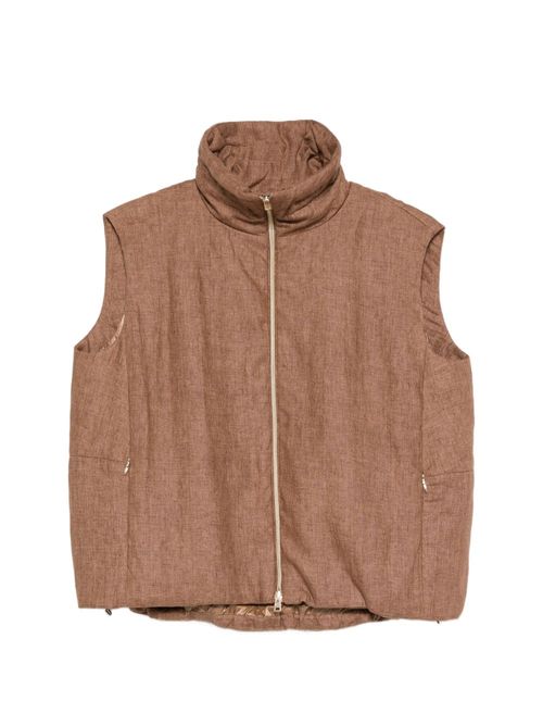Nylon zipped vest