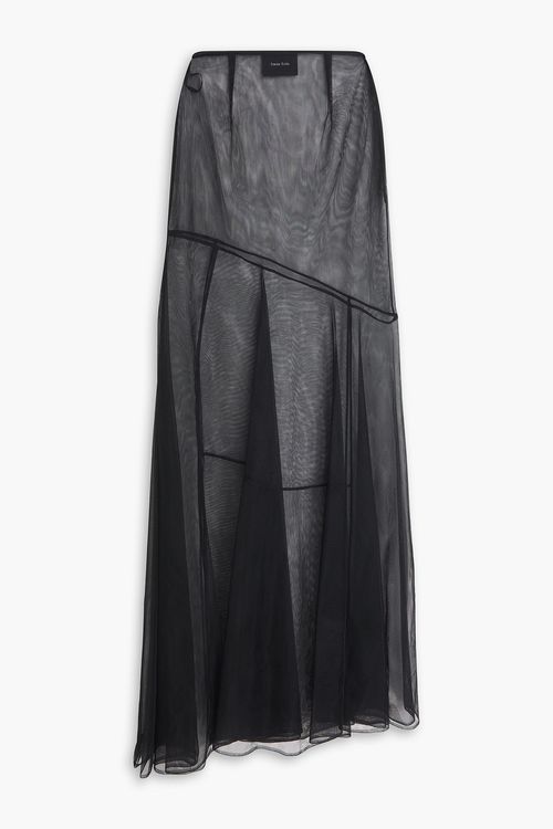 Tulle maxi skirt - Black - UK 6