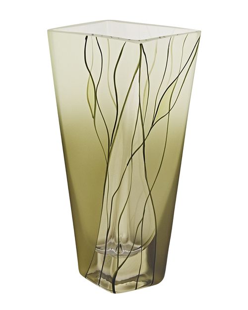 Evergreen European 8In Squarish Vase