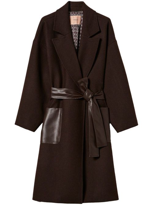 Belted coat - Brown