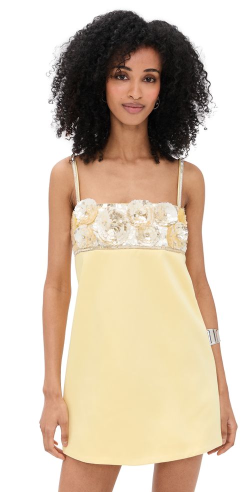 Retrofete | Retrofte Lark Embroidered Dress Yuzu | Realry