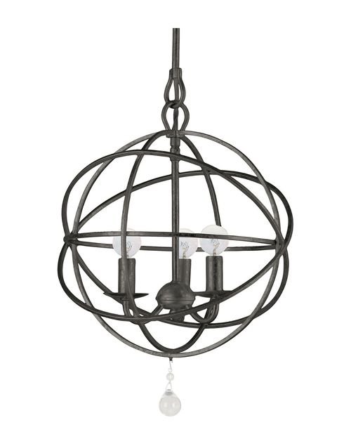 3-Light Solaris Mini Chandelier