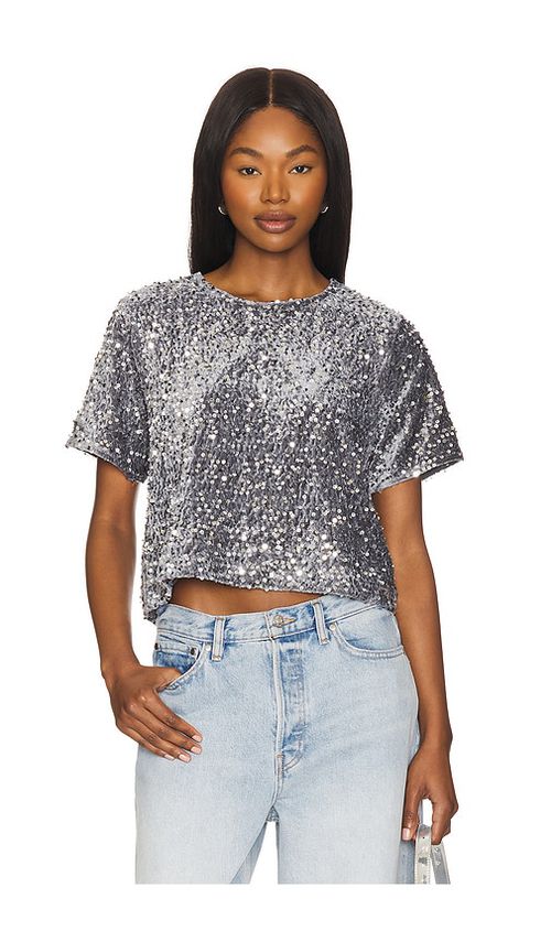 Steve Madden Cressa Top in Grey. XS. Also in