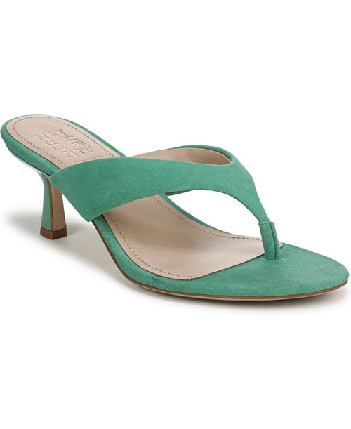 Women's Tressa Thong Sandals - Emerald Green Suede