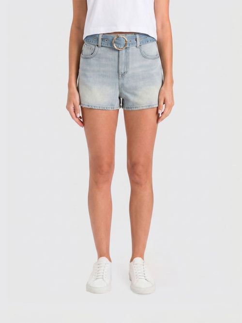 Shorts Woman color Denim