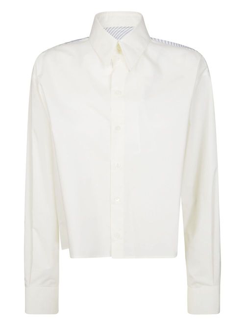 MM6 Maison Margiela stretch-cotton shirt - White