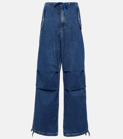 Parachute mid-rise wide-leg jeans