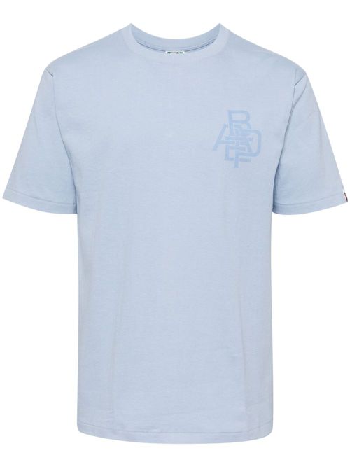 Logo-print cotton T-shirt - Blue