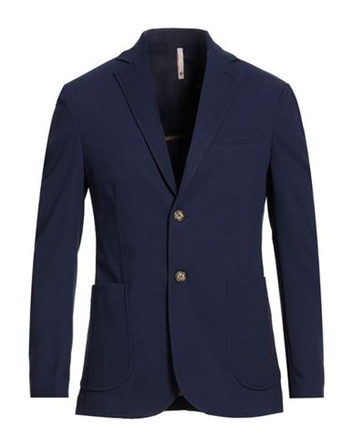 Man Blazer Blue Size 40 Polyester, Viscose, Elastane
