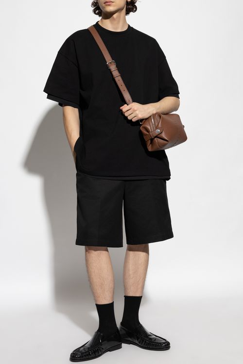 JIL SANDER T-shirt With Print, Men's, Black