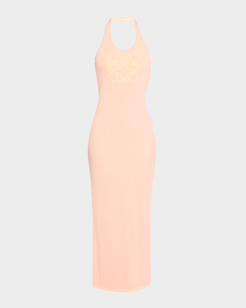 Anagram Rib Halter Maxi Dress