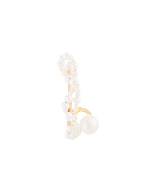 14kt ear climber cuff earring - Gold