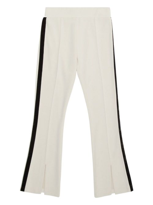 Logo-print stretch-jersey trousers - Neutrals